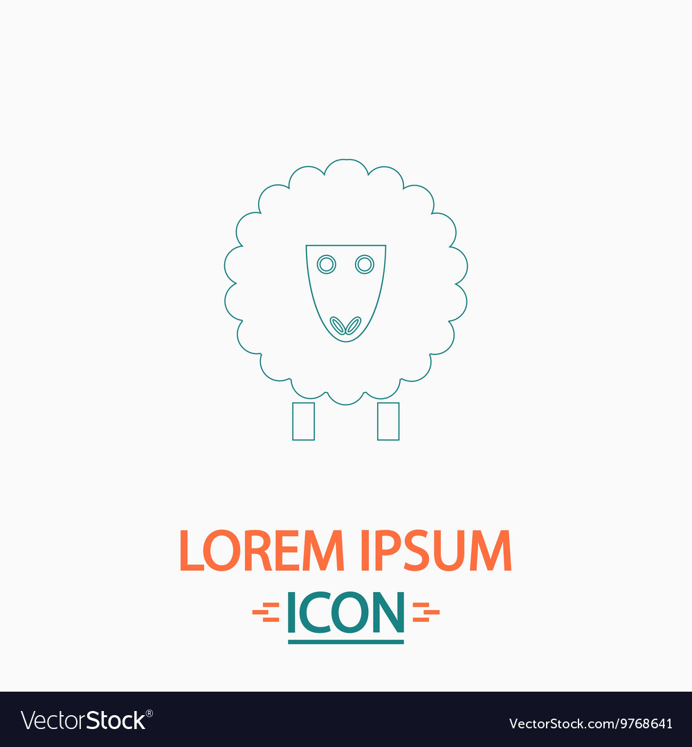 Sheep computer symbol