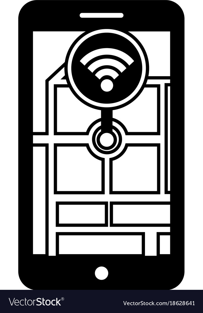 Smartphone gps navigation map and pin wifi app