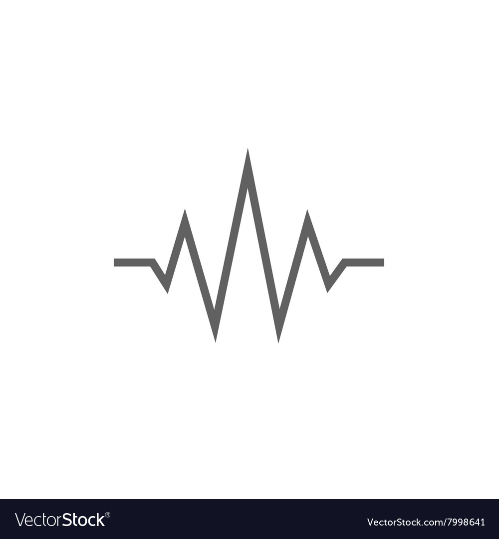 Sound Wave Line Icon