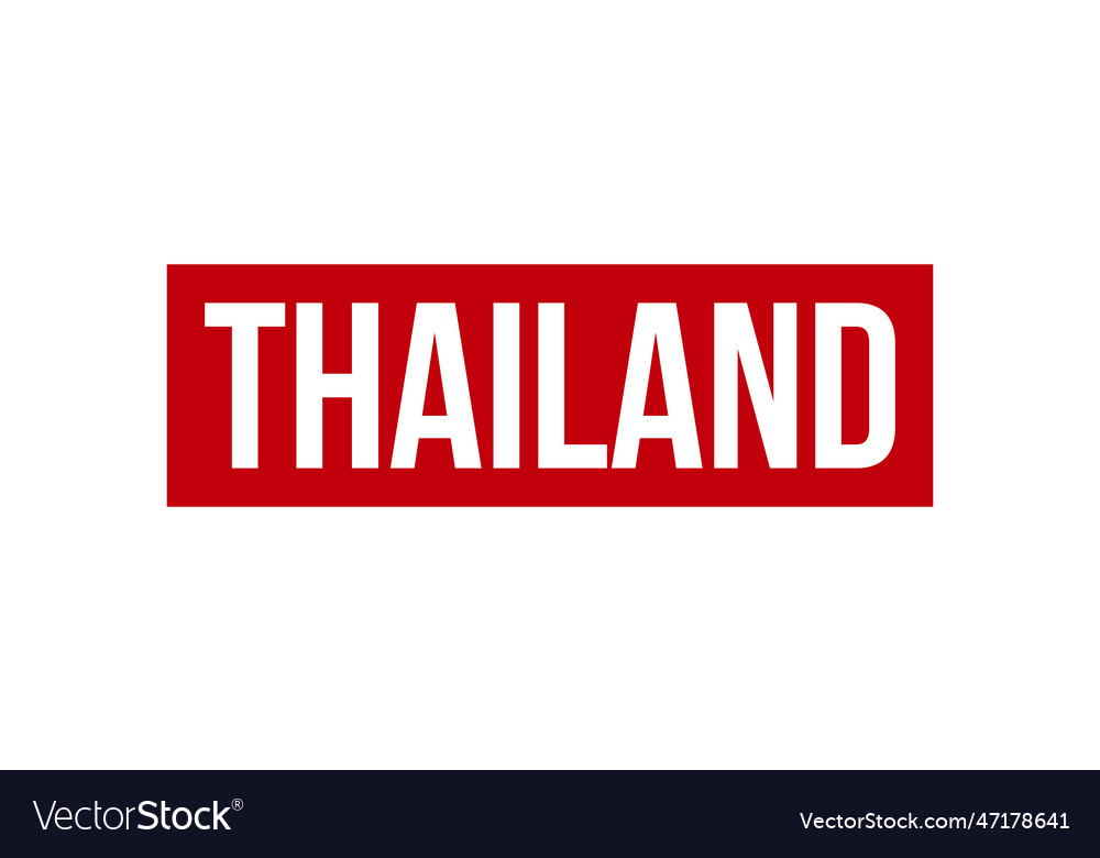 Thailand rubber stamp seal Royalty Free Vector Image