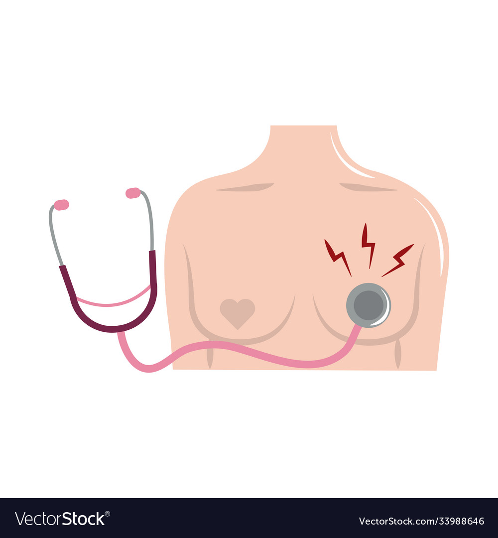 Breast cancer awareness month stethoscope female