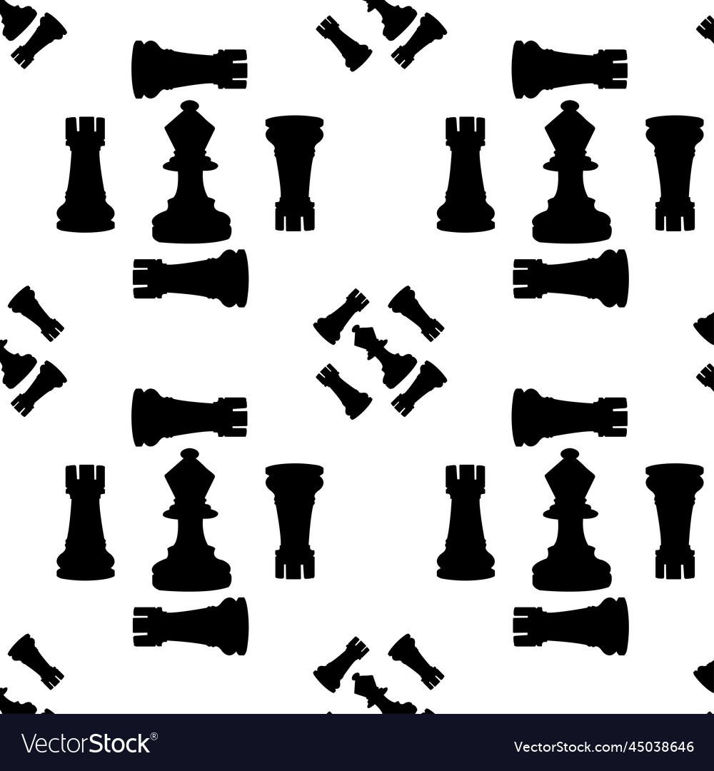 Chess pattern vector image Chess pattern