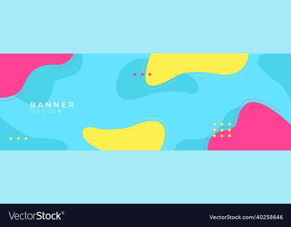 Colorful web banner with push button collection Vector Image Colorful web banner with push button collection