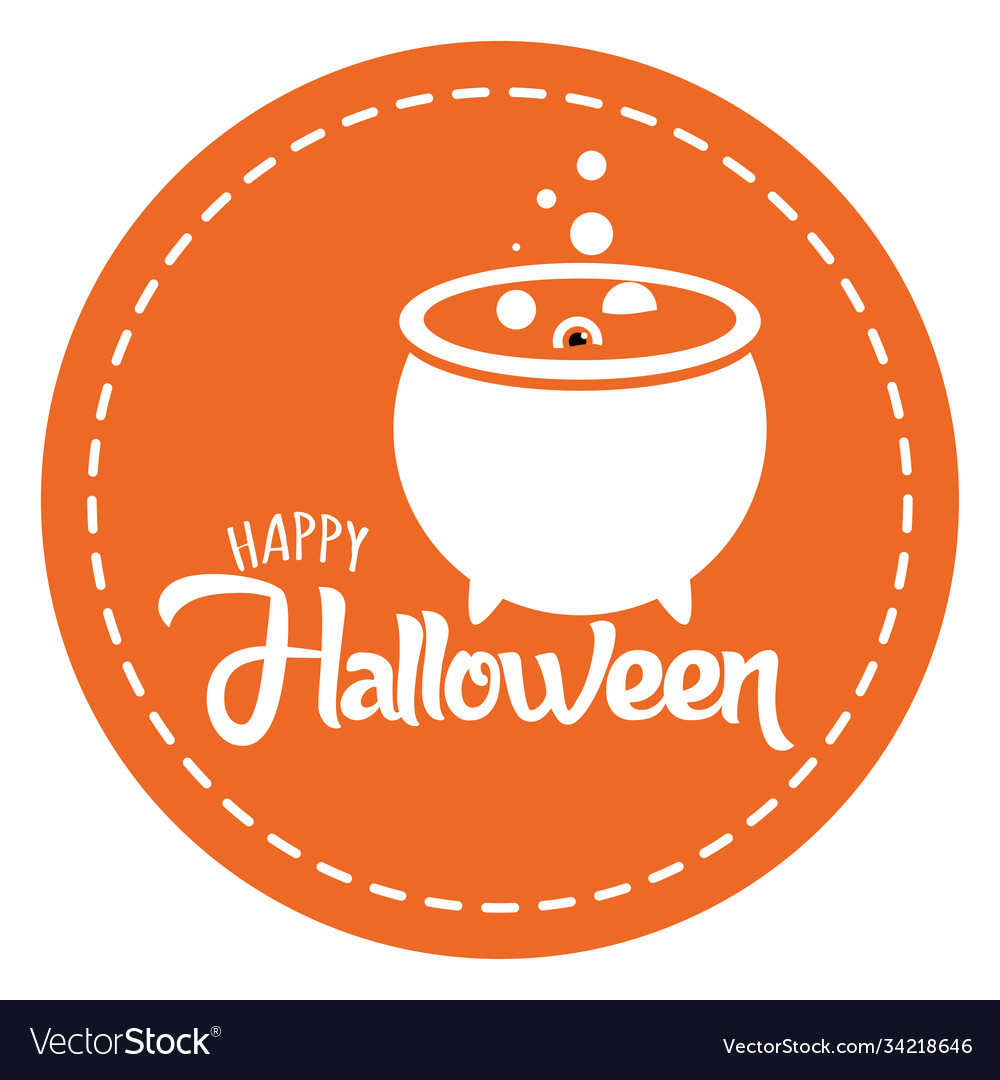 Happy halloween sticker