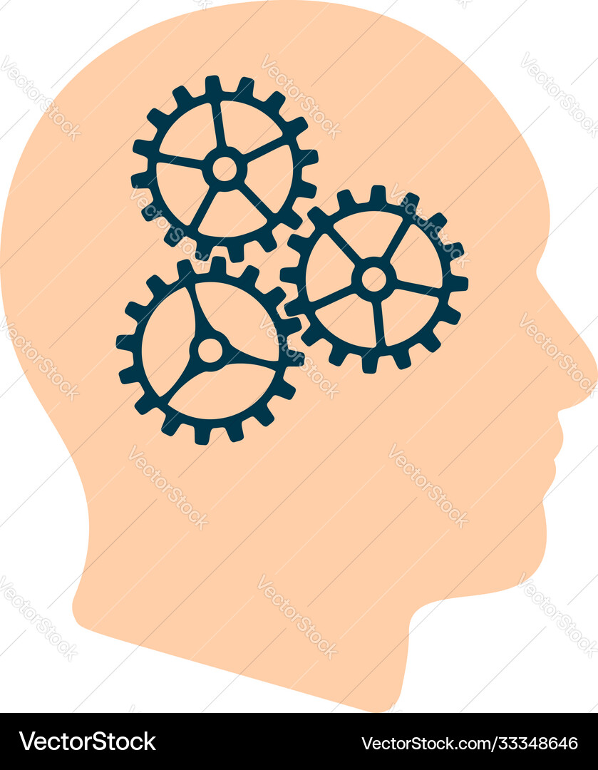 Icon brainstorm Royalty Free Vector Image - VectorStock