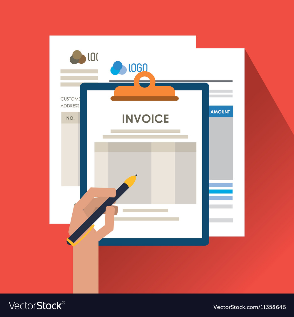 Invoice document and pendesign