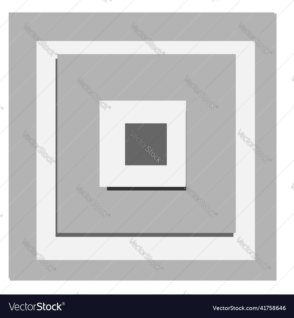 Überlappende zufällige Quadrate abstrakt grauskala vector image Überlappende zufällige Quadrate abstrakt grauskala
