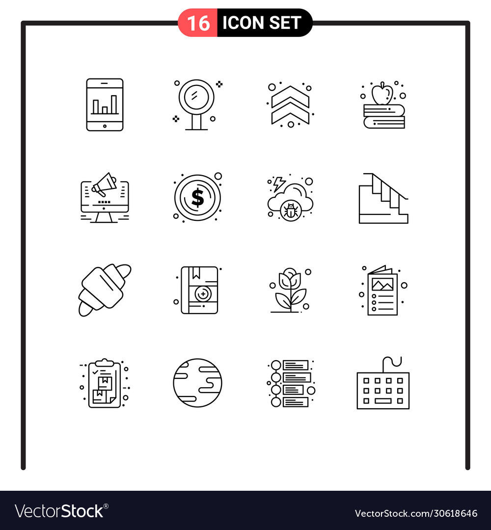 User interface pack 16 basic outlines web