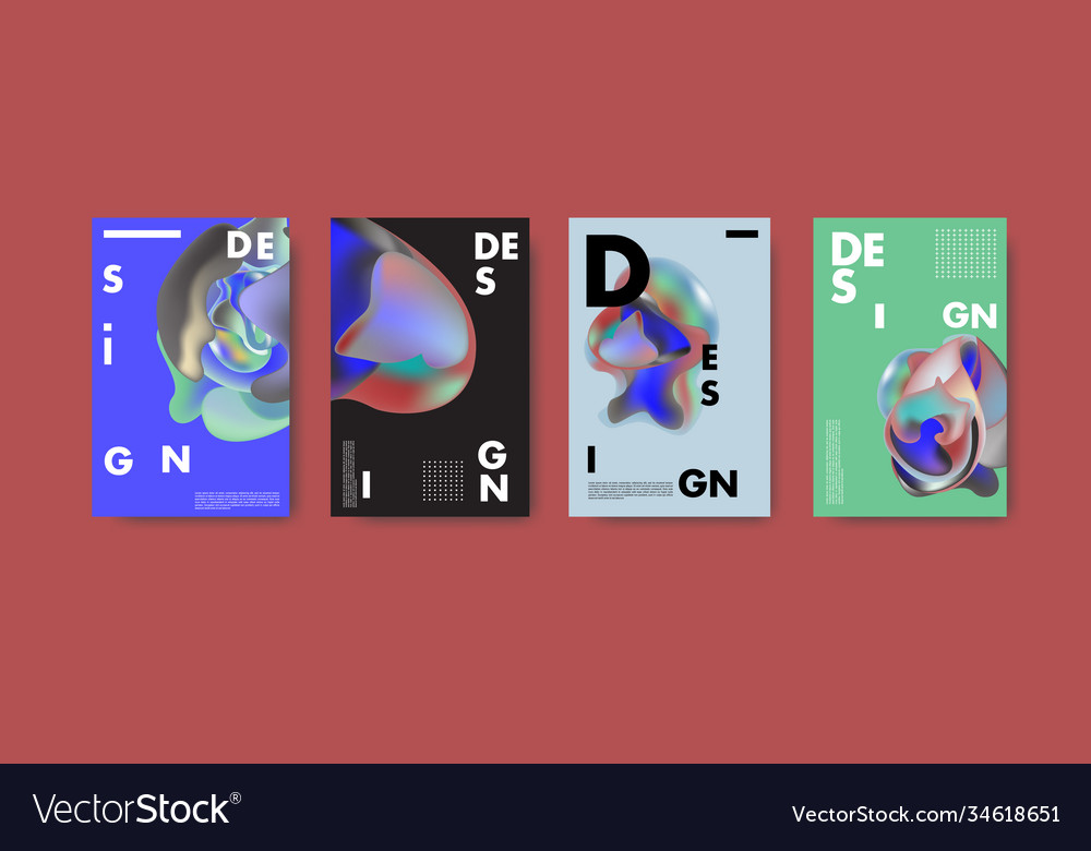 Abstract colorful liquid and fluid pattern