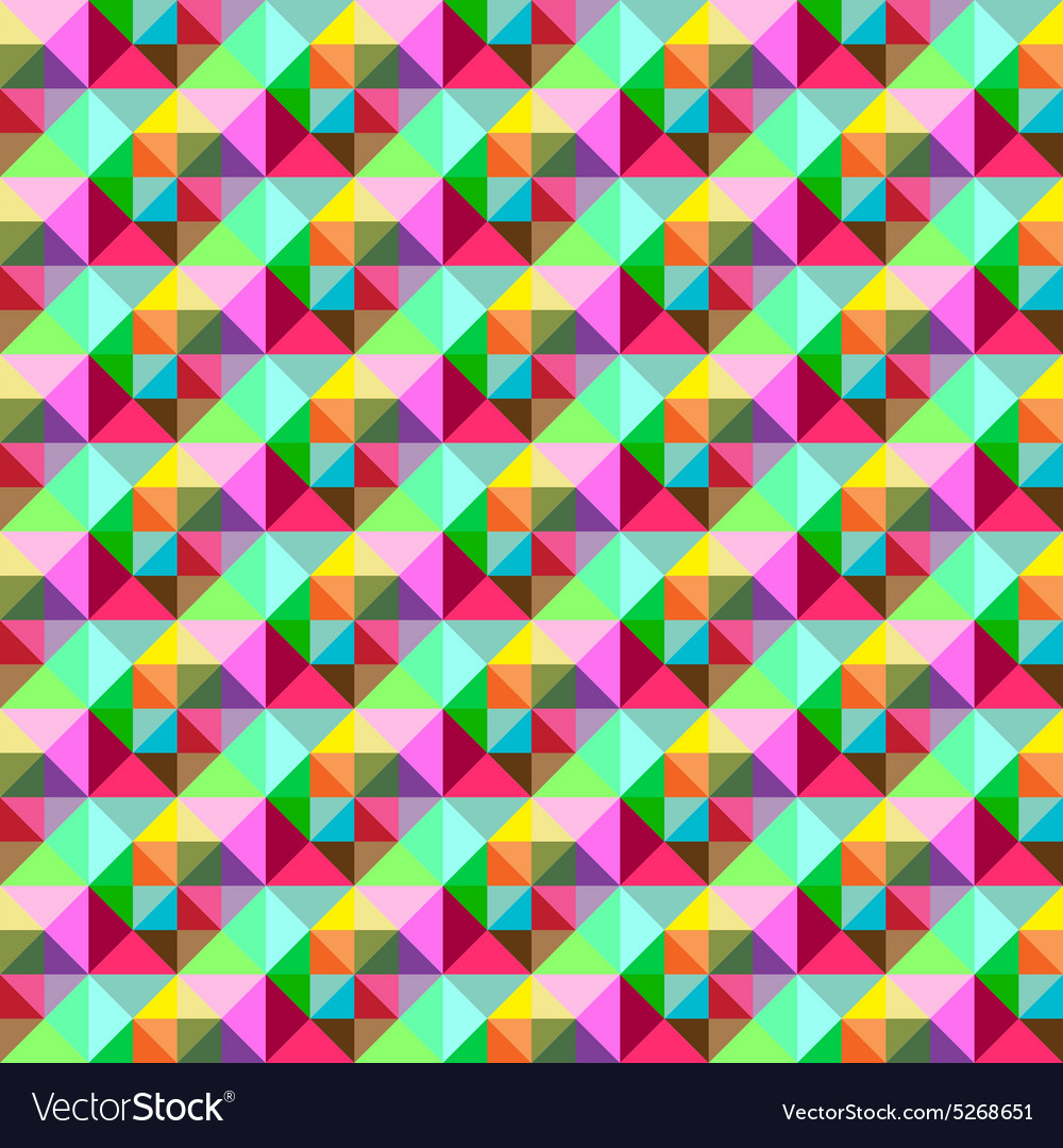 Bright triangle pattern