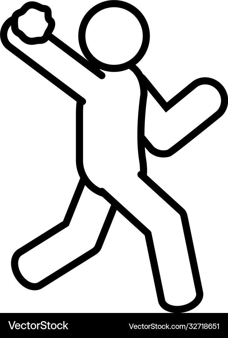 Man avatar with rock line style icon design Vector Image