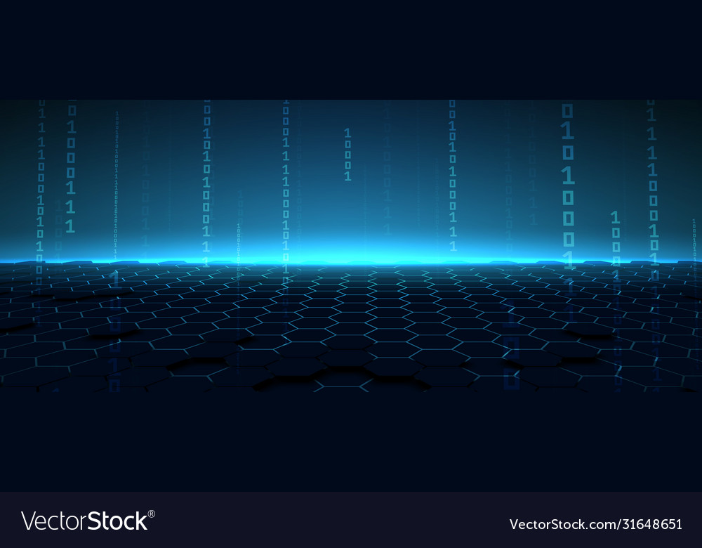 Pattern hexagon background abstract vector image Pattern hexagon background abstract