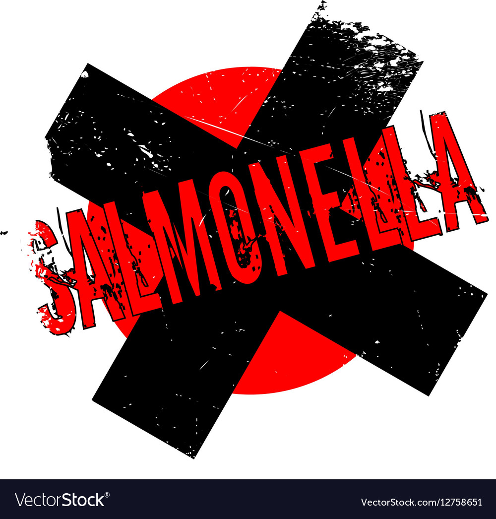 Salmonella rubber stamp Royalty Free Vector Image