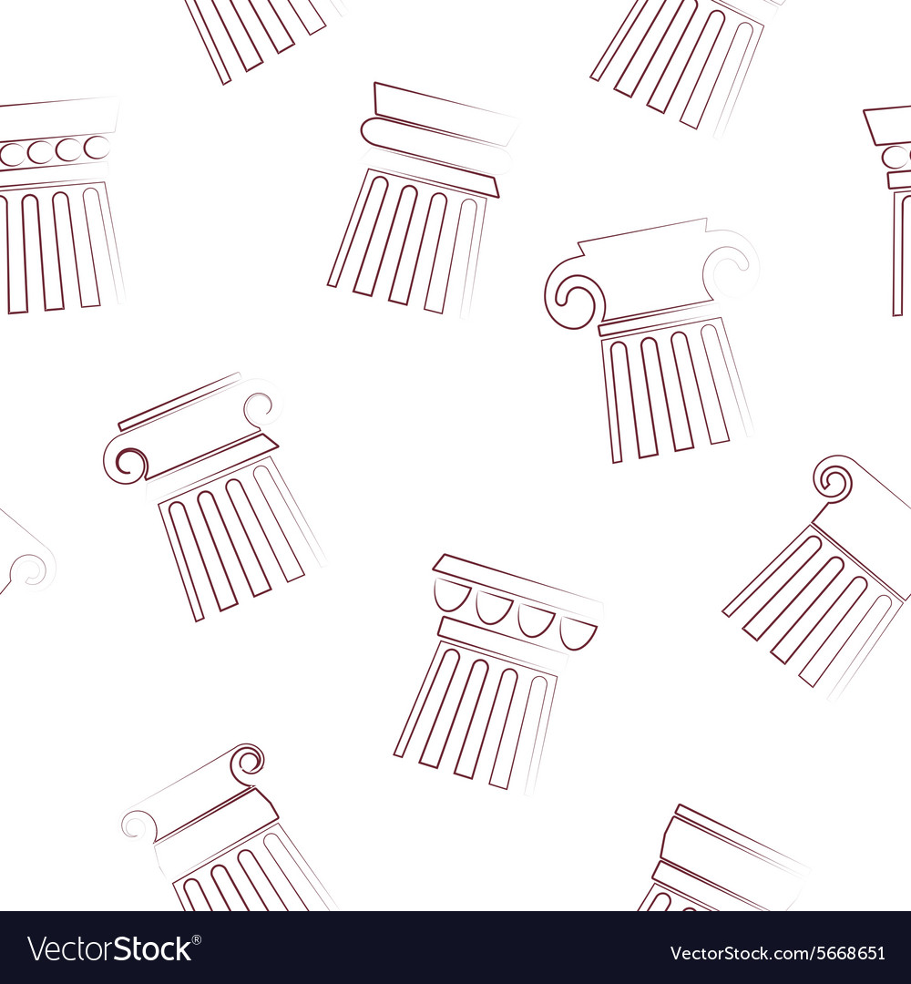 Seamless background with ancient columns