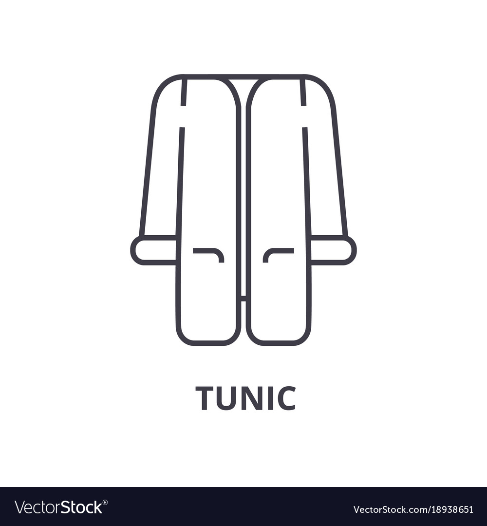 Tunic line icon outline sign linear symbol