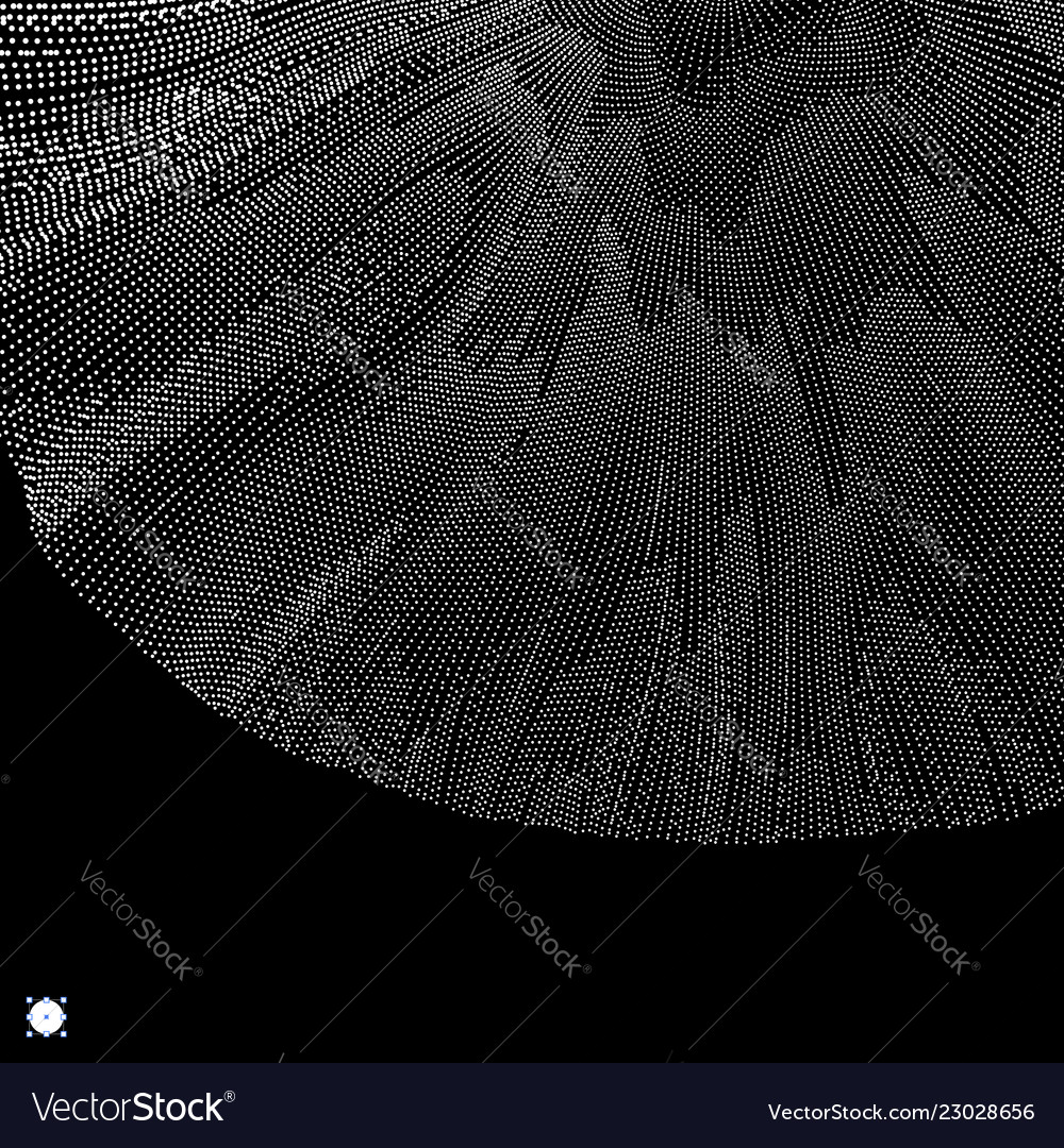 Array with dynamic particles 3d technology style Vector Image Array with dynamic particles 3d technology style