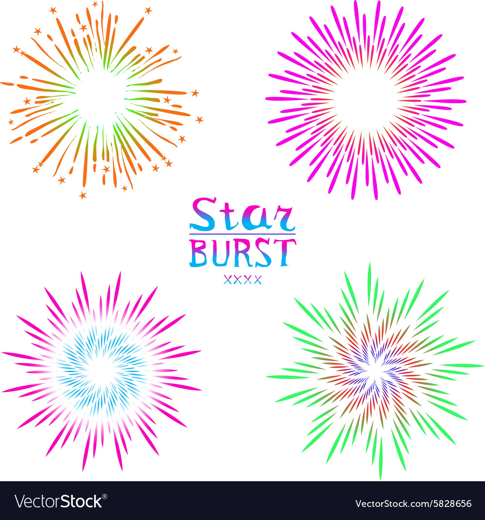 Background design with abstract fireworks