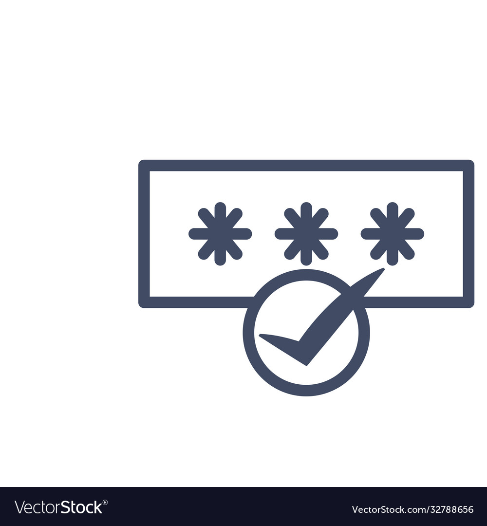 Code mit Prüfzeichen Linie Stil Icon Design