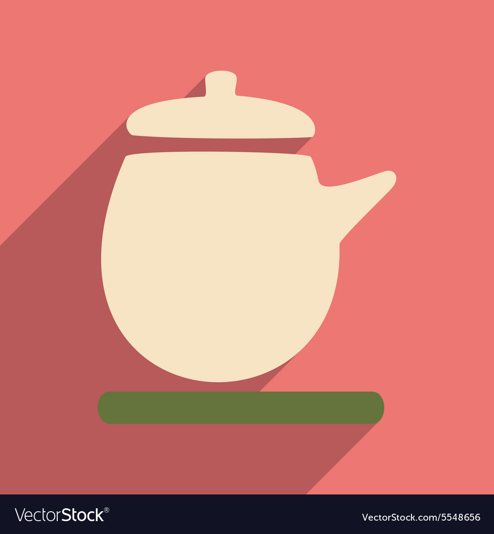 Flat with shadow icon and mobile application