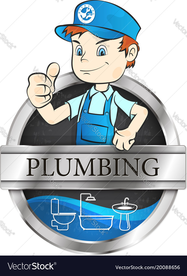 Plumber For Repair Royalty Free Vector Image Vectorstock