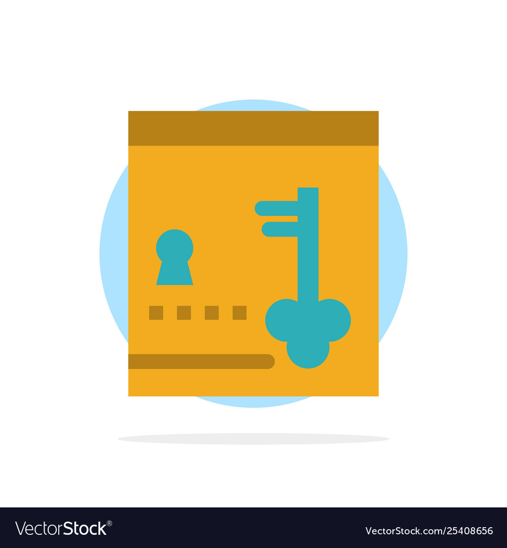 Safe locker lock key abstract circle background