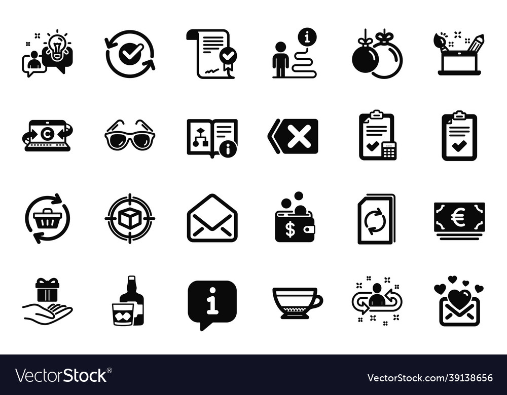 Set of simple icons related to copywriting Vector Image Set of simple icons related to copywriting