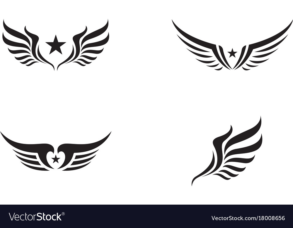 Wing logo template