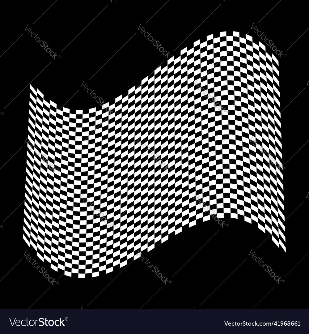 Checkered squared pattern element race racing