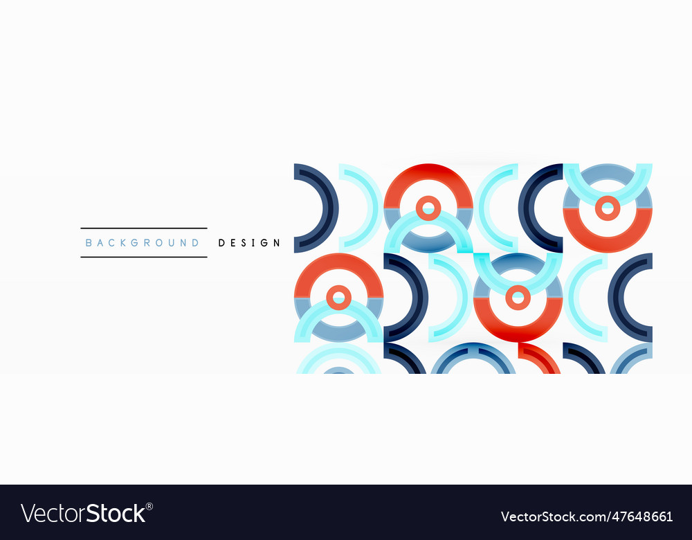 Circles are arranged in a grid pattern abstract vector image Circles are arranged in a grid pattern abstract