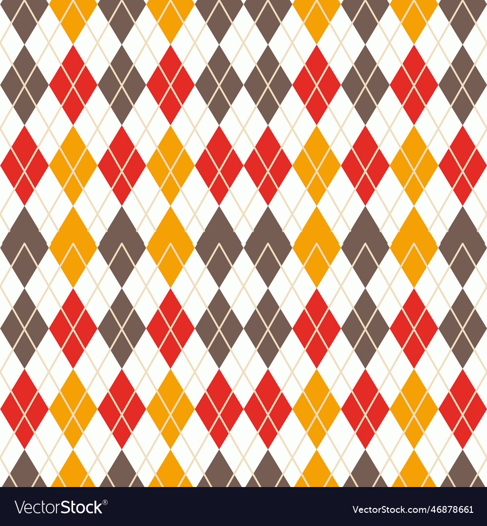 Diamonds simple shape seamless pattern for knittin