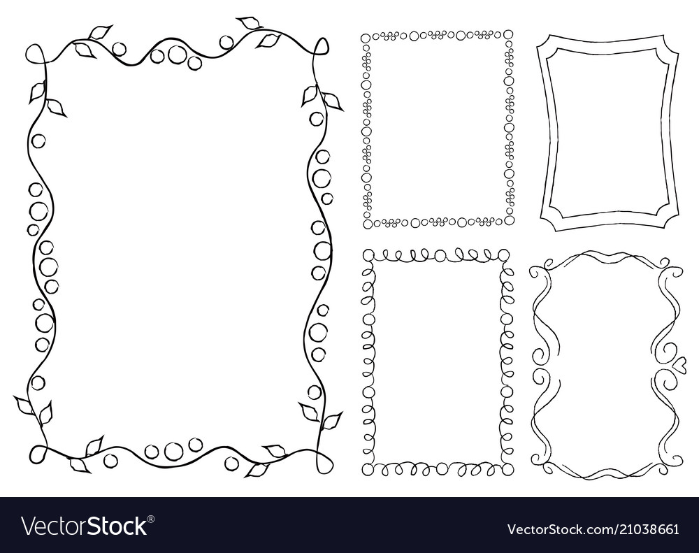 Elegant Swirl Frames Collection
