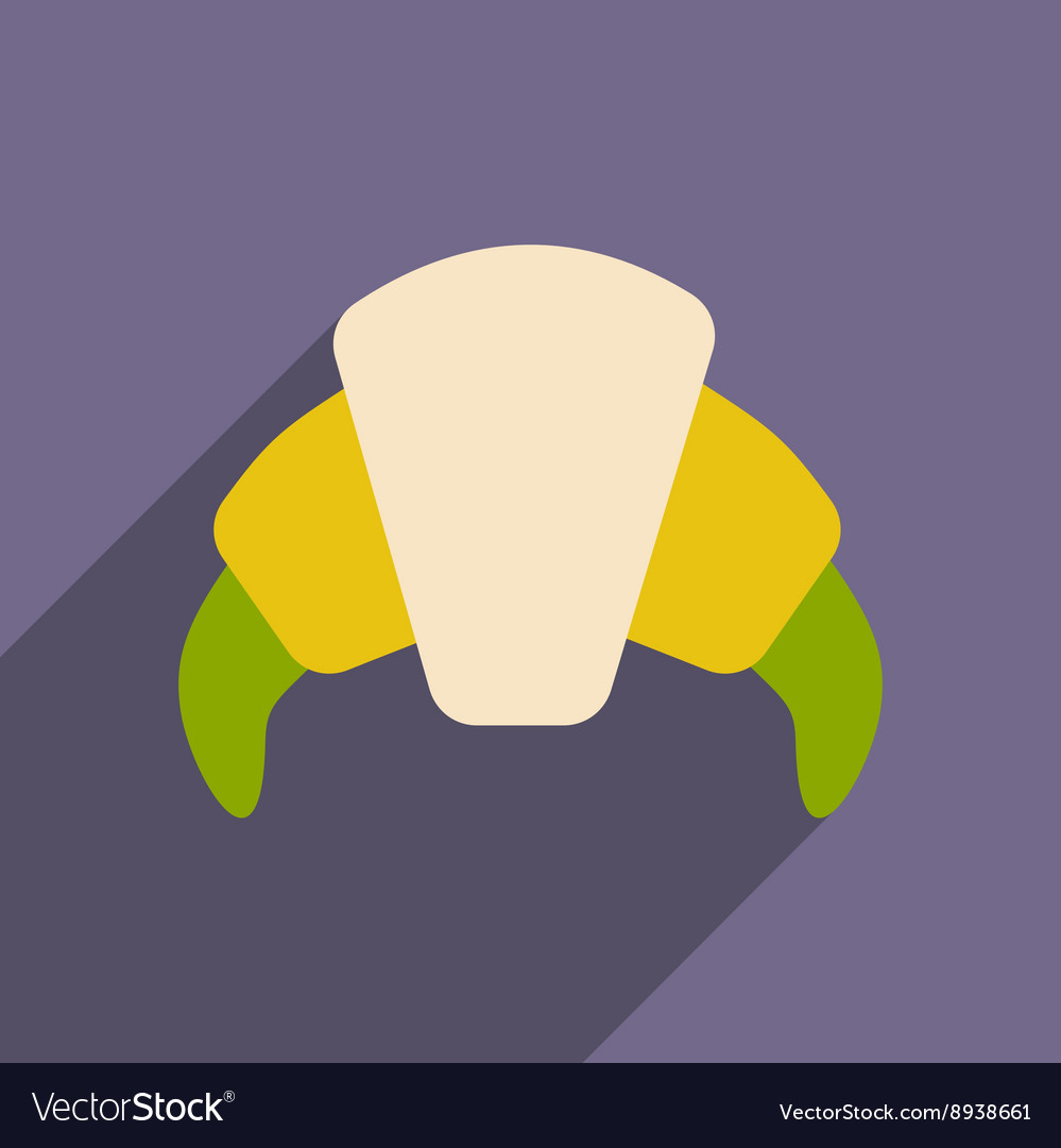 Flat with shadow icon and mobile application