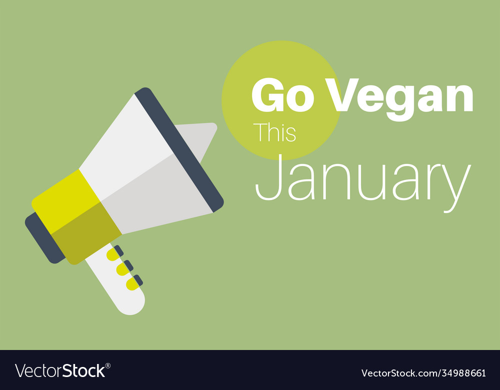 Go vegan this january message