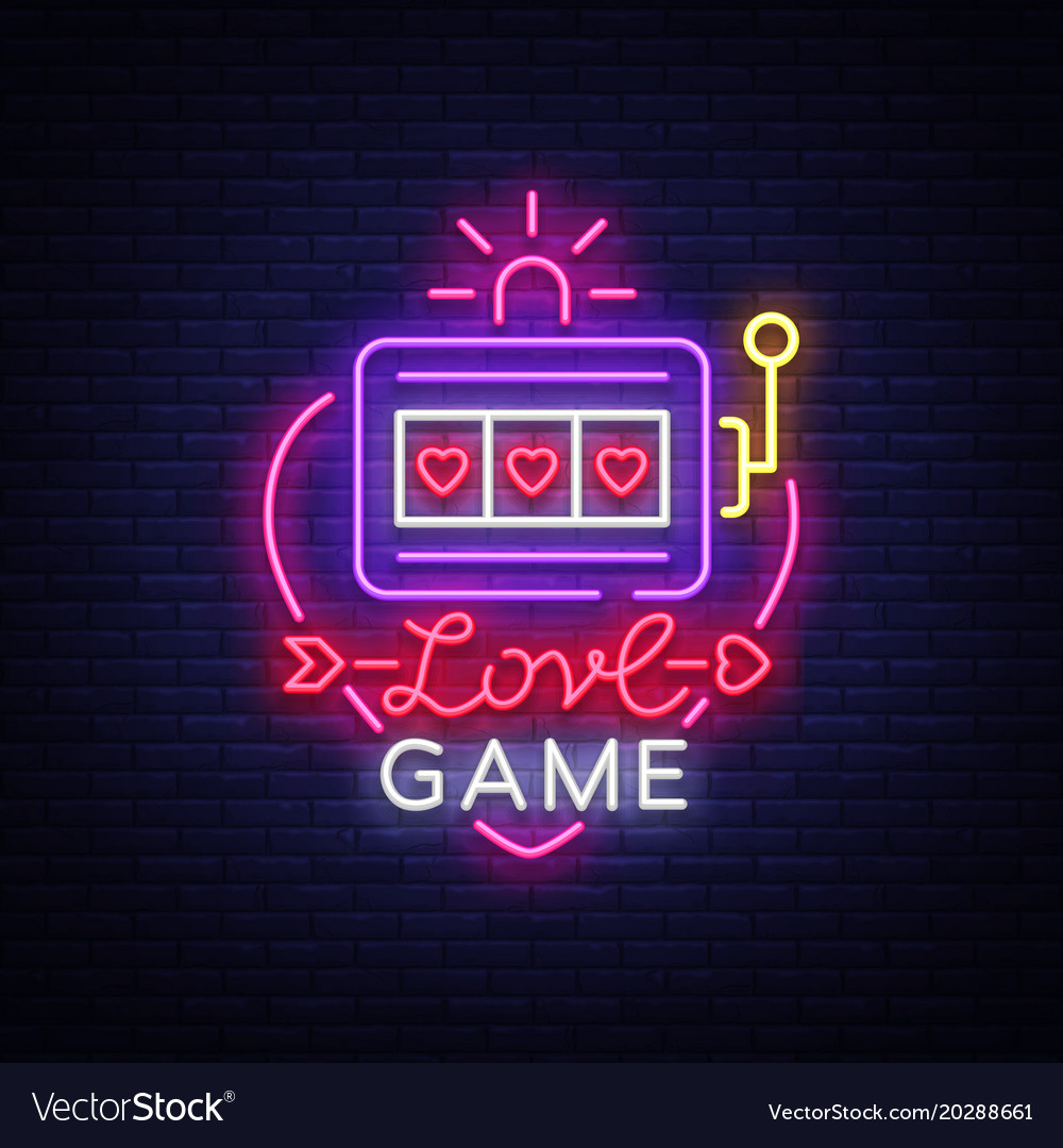 Neon slots sign