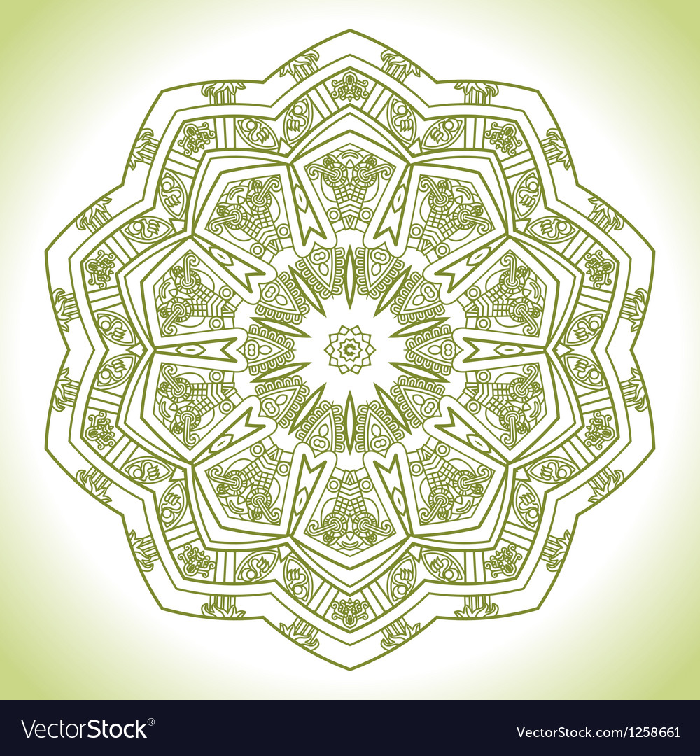 Round decorative design element