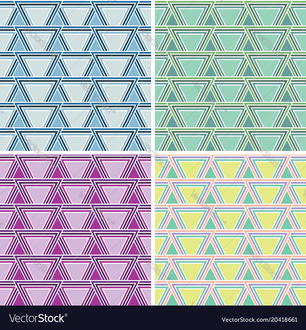 Seamless abstract triangle pattern