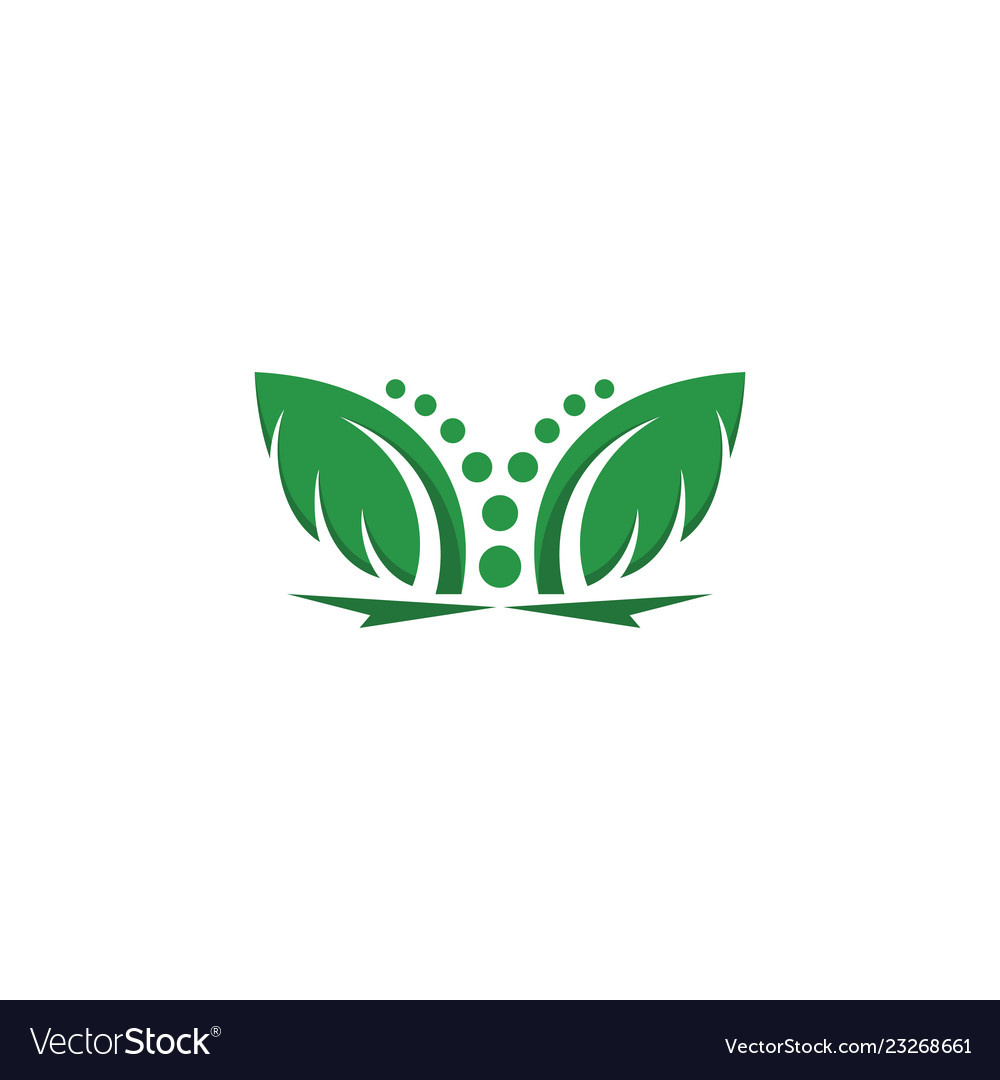 Tree leaf icon design template Vector Image Tree leaf icon design template