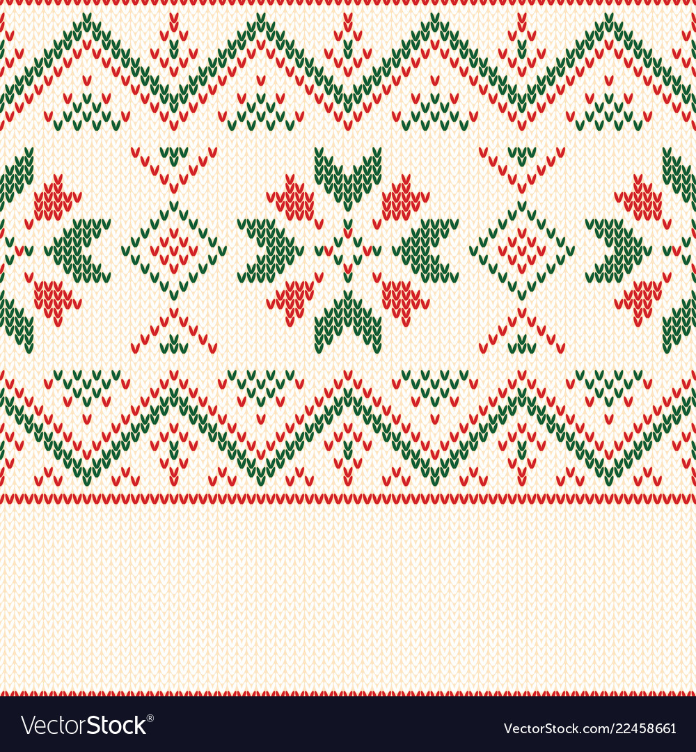 Wintergestrickte Muster - geometrische