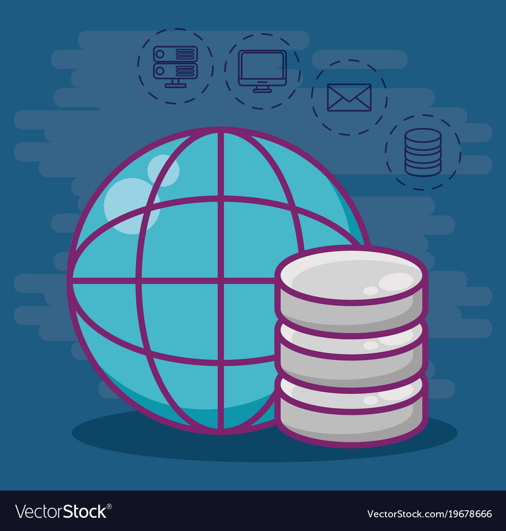 Big data design concept