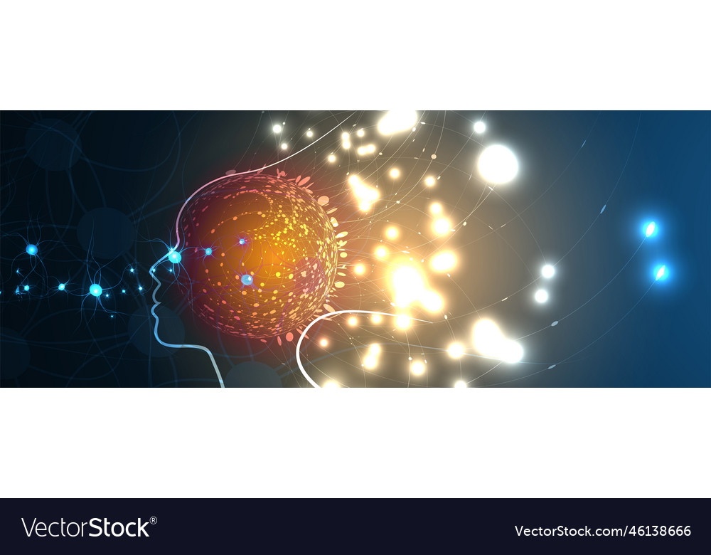 Conceptual technology of artificial intelligence vector image Conceptual technology of artificial intelligence
