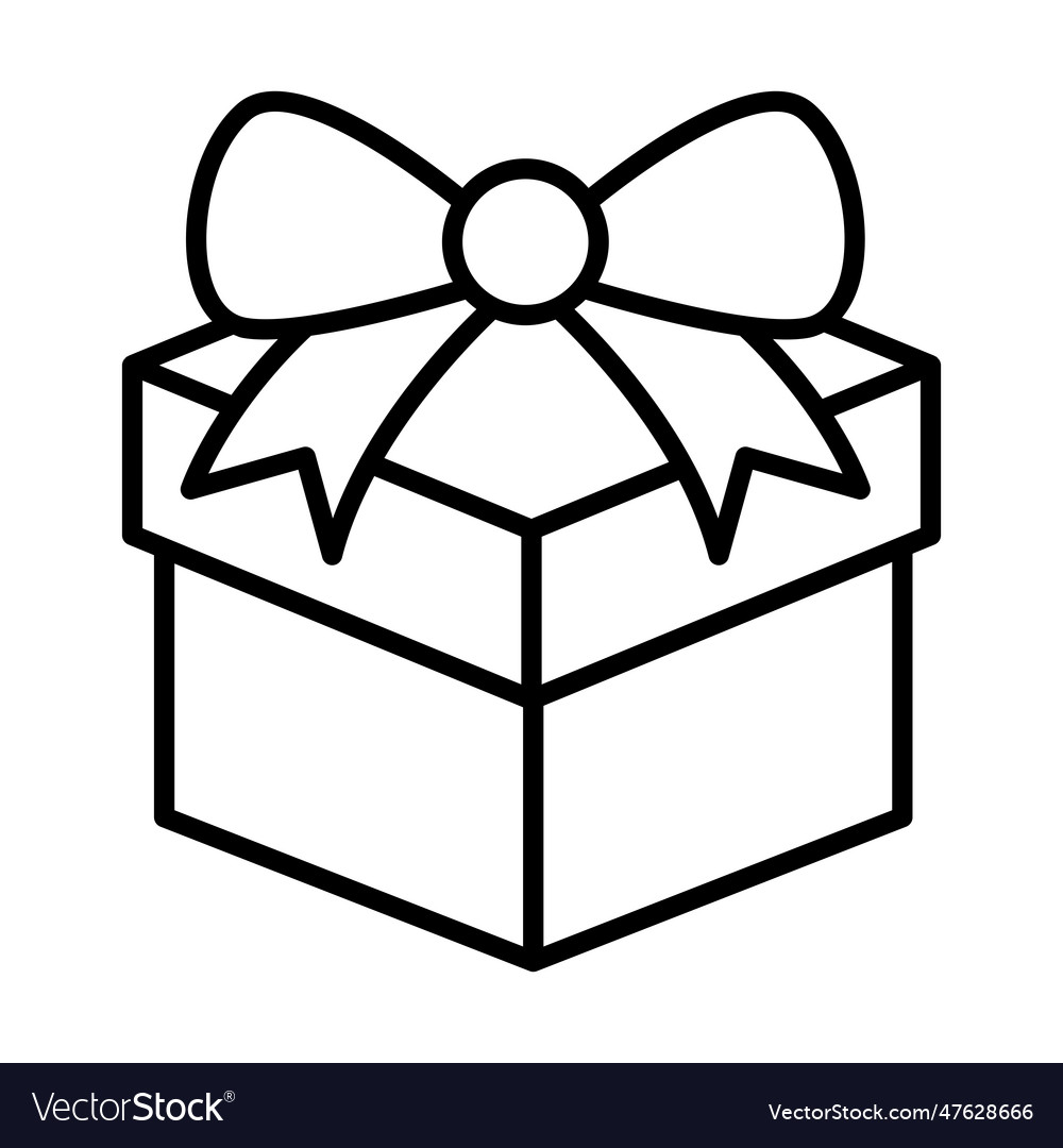 Gift icon Royalty Free Vector Image - VectorStock