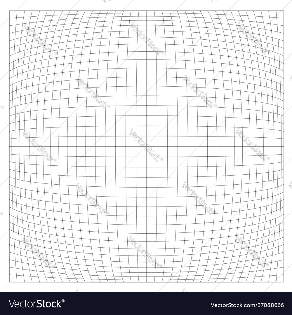 Grid mesh with distorted deformed effect abstract