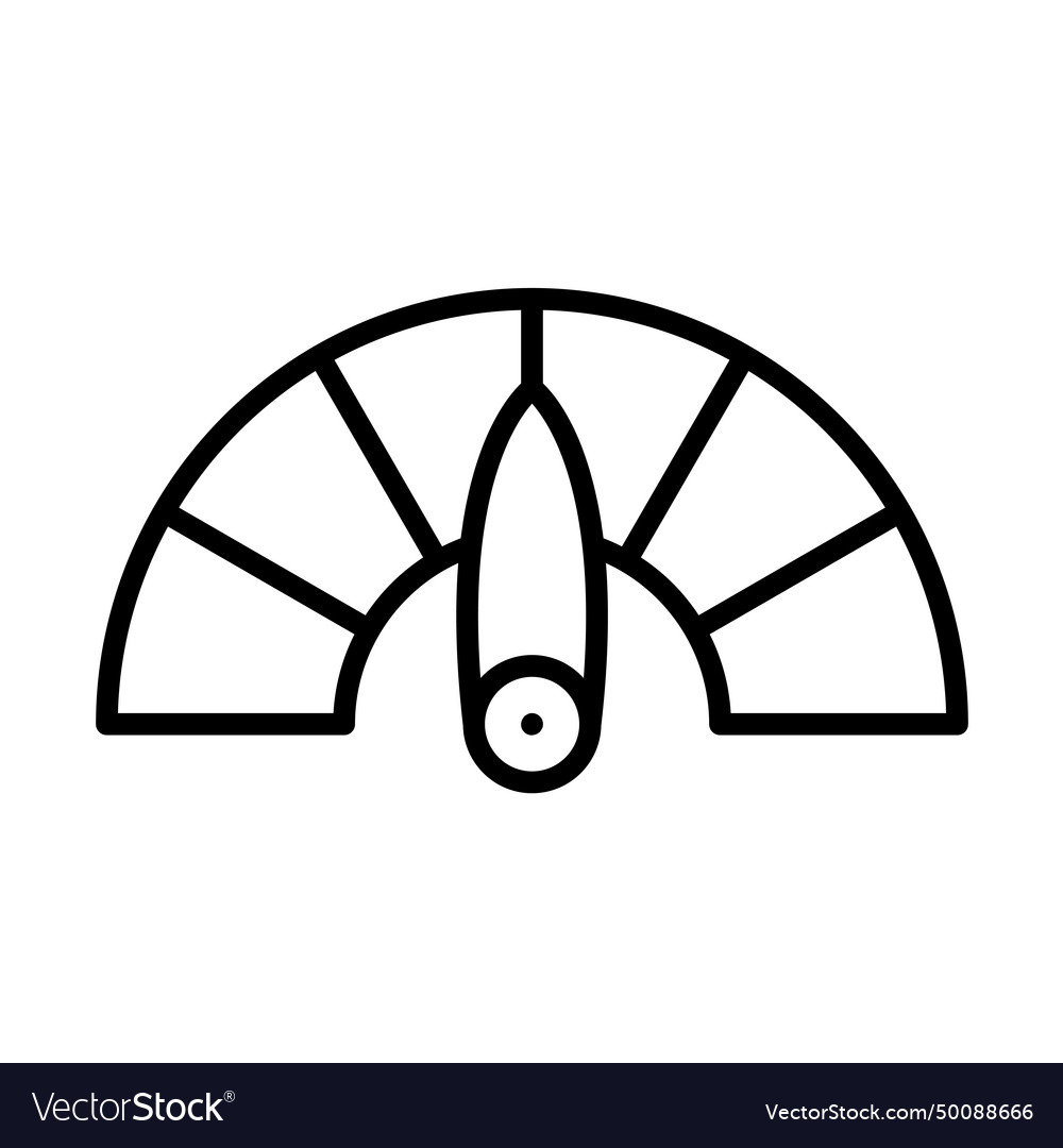 Performance key indicator icon vector image Performance key indicator icon
