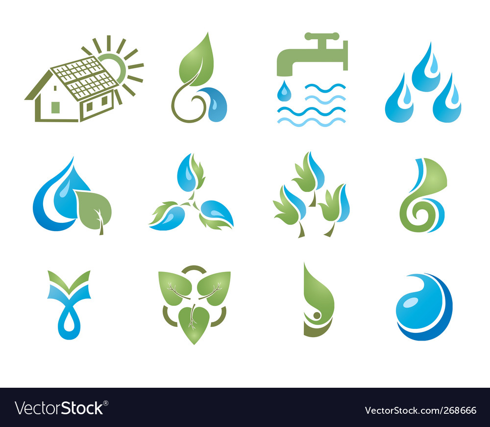 Set of design elements enviro