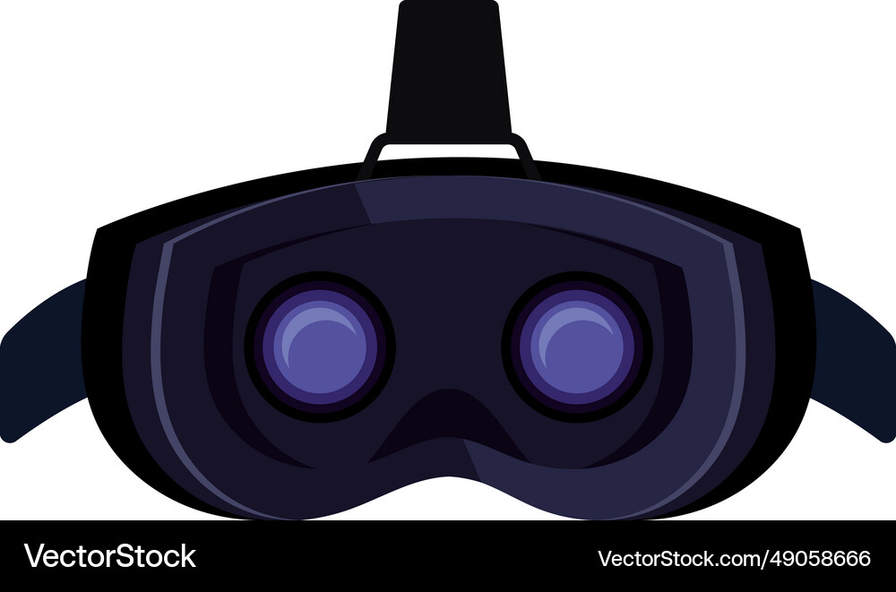 Vr technology headset Royalty Free Vector Image