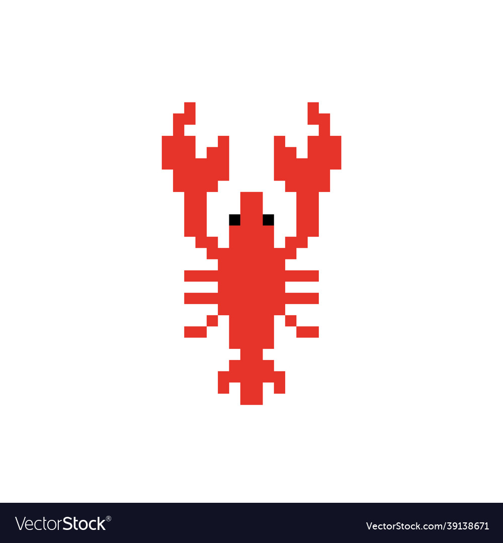 8 bit pixel lobster