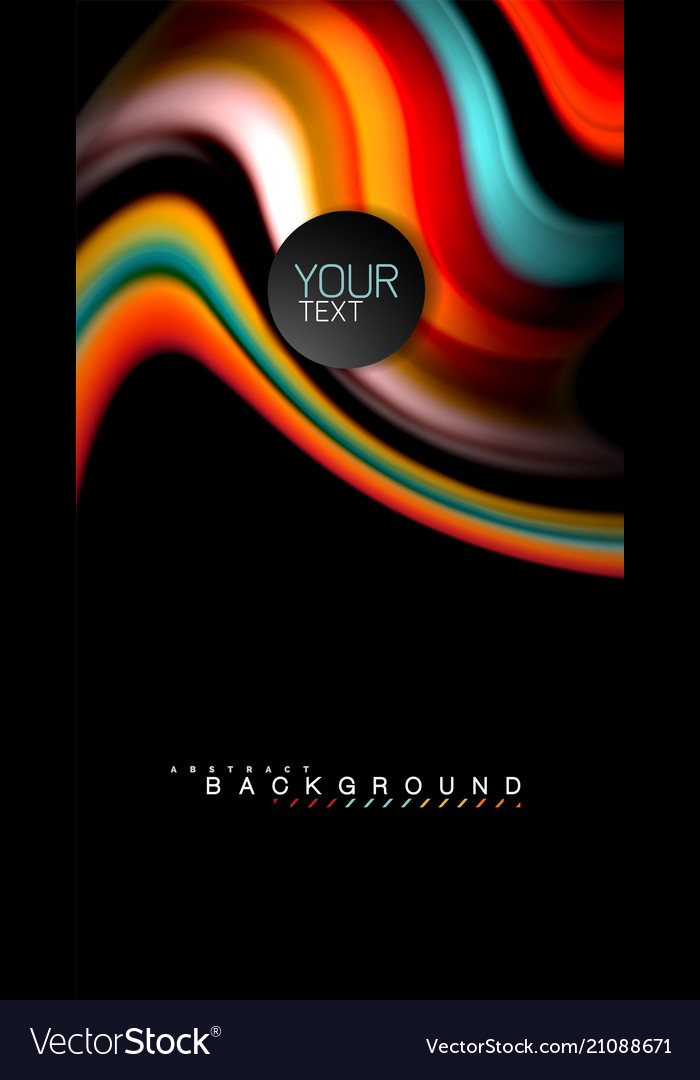 Blur color wave lines abstract background Vector Image Blur color wave lines abstract background