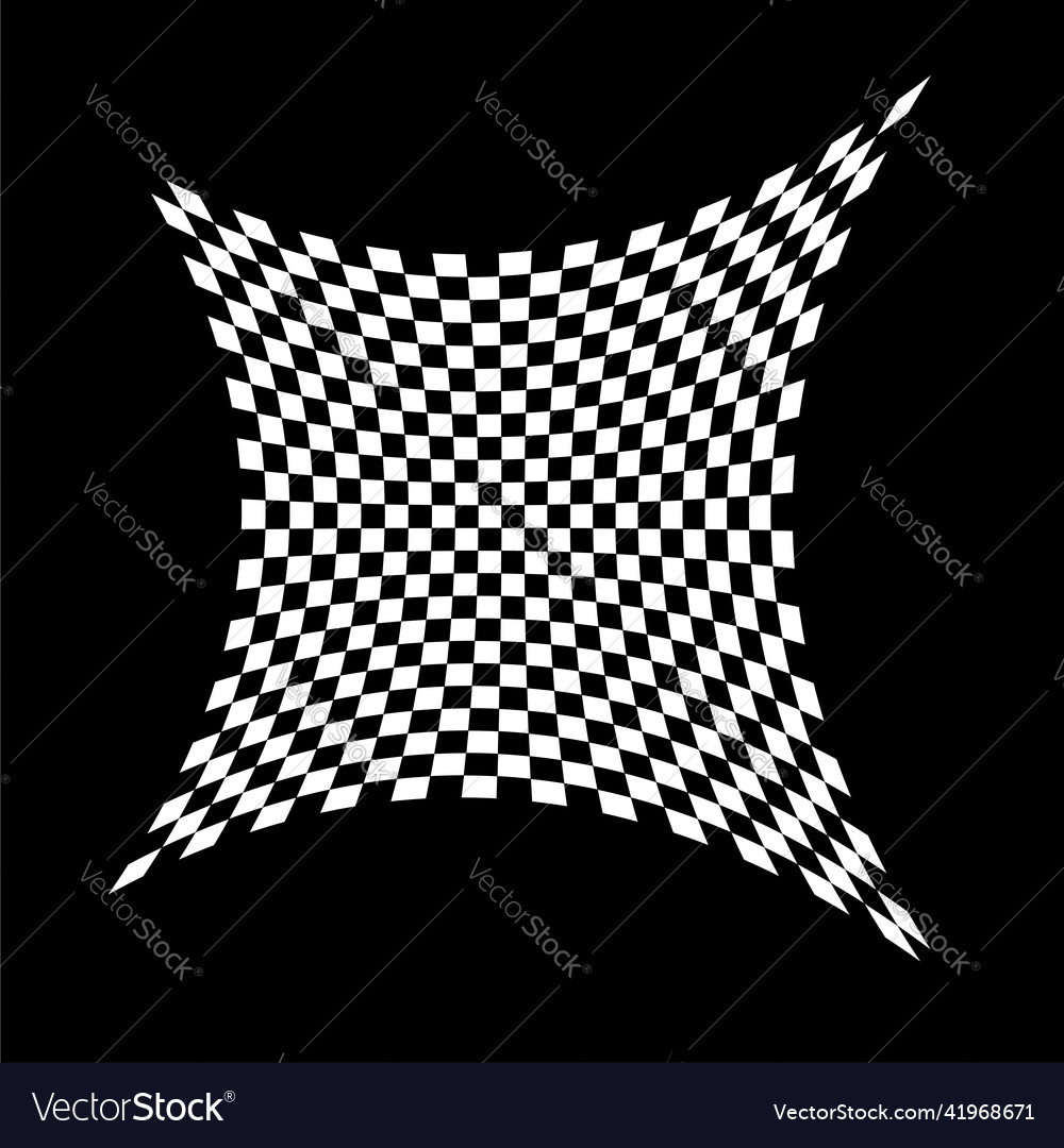 Checkered squared pattern element race racing vector image Checkered squared pattern element race racing