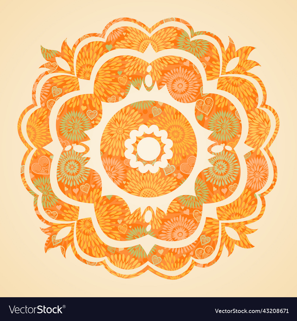 Concept abstract autumn pattern