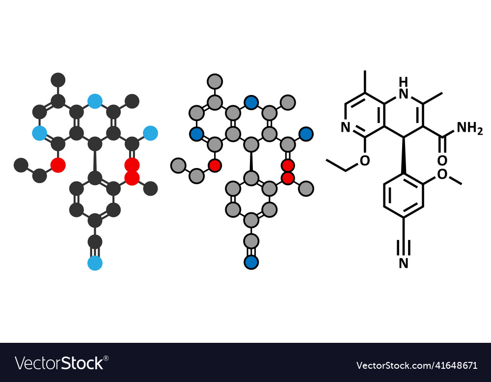 Finerenone heart failure drug molecule